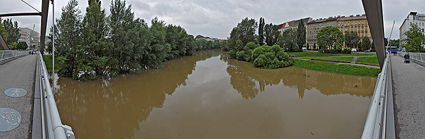 Hochwasser 2013 Erdberger Steg