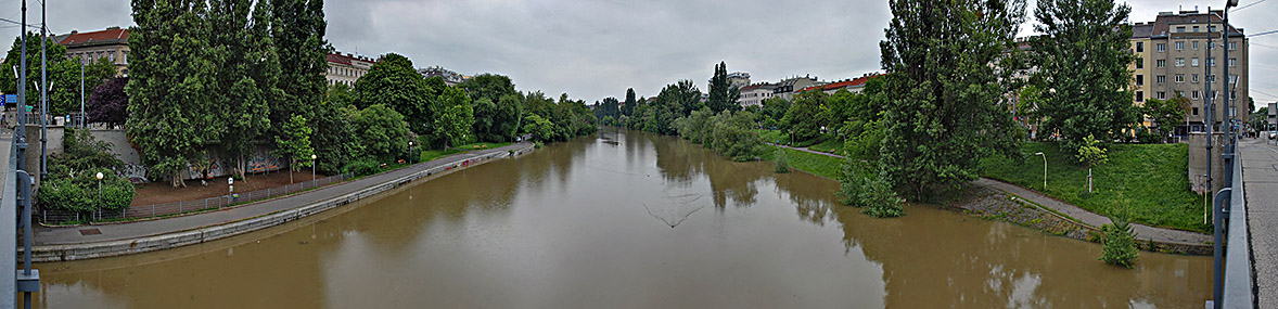 Hochwasser 2013 Rotundenbrücke