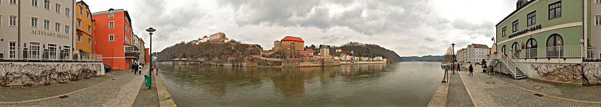 Donaukai Passau - Klick fr größeres Bild