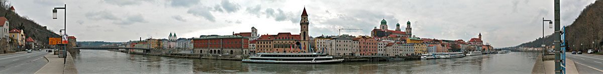 Donaulände Passau - Klick fr größeres Bild