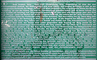 Beschreibung Kozí Hrádek